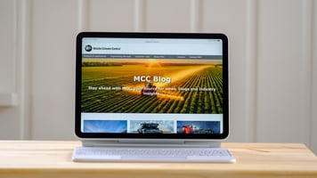 iPad with MCC Blog